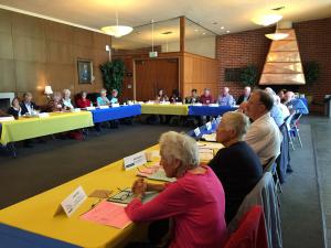 Retirees at a joint CUCRA-CUCEA meeting.