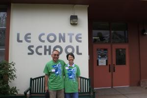 Retirees volunteering at Le Conte elementary school